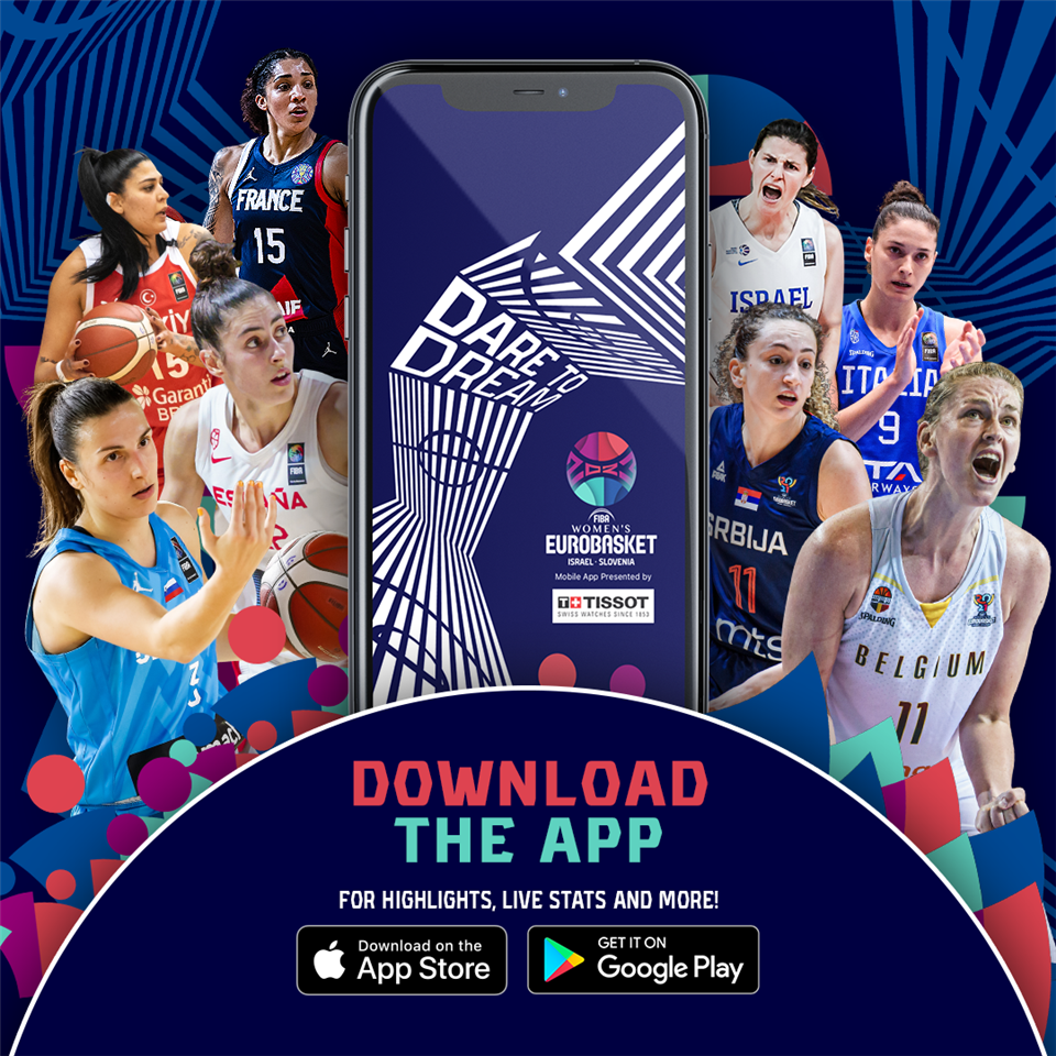 FIBA Womens EuroBasket 2023 app launched - FIBA Womens EuroBasket 2023