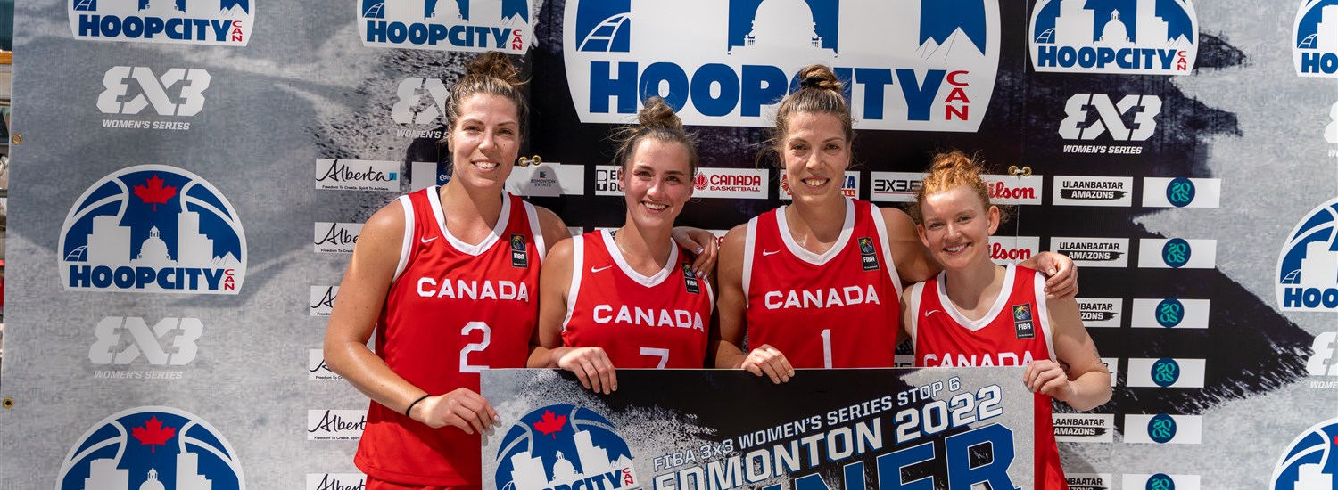 Canada win FIBA 3x3 Women's Series Edmonton Stop 2022