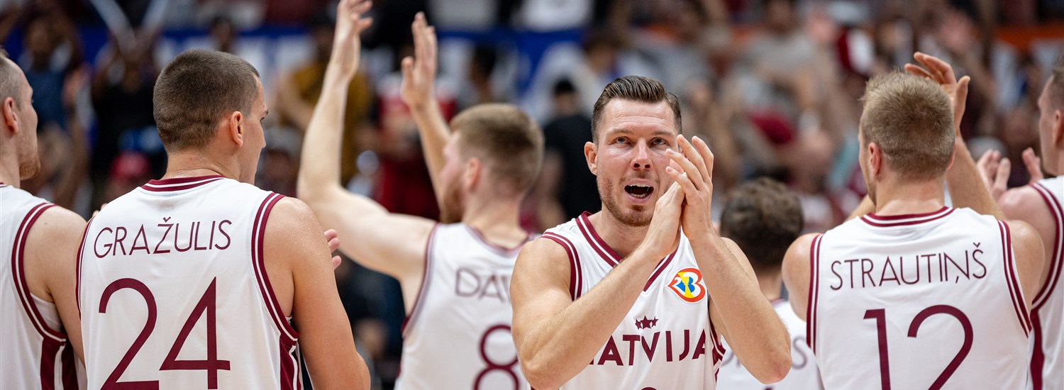 Latvia lights out in impressive World Cup debut victory - FIBA Basketball World Cup 2023