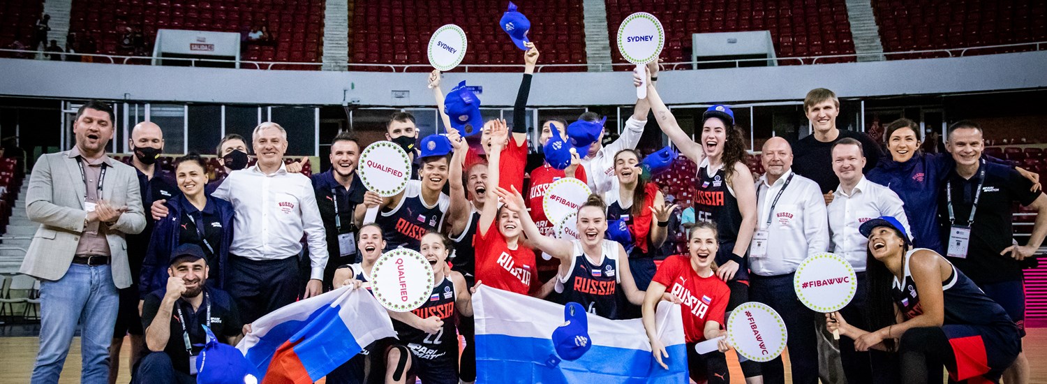 Russia claim final spot in FIBA Womens Basketball World Cup 2022 - FIBA Womens Basketball World Cup Qualifying Tournament Washington DC, USA 2022 
