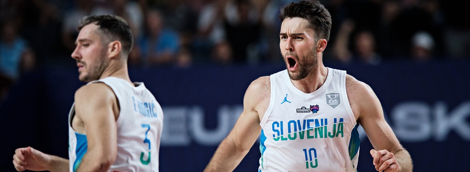 Slovenia open title defense with tough win over Lithuania - FIBA EuroBasket 2022