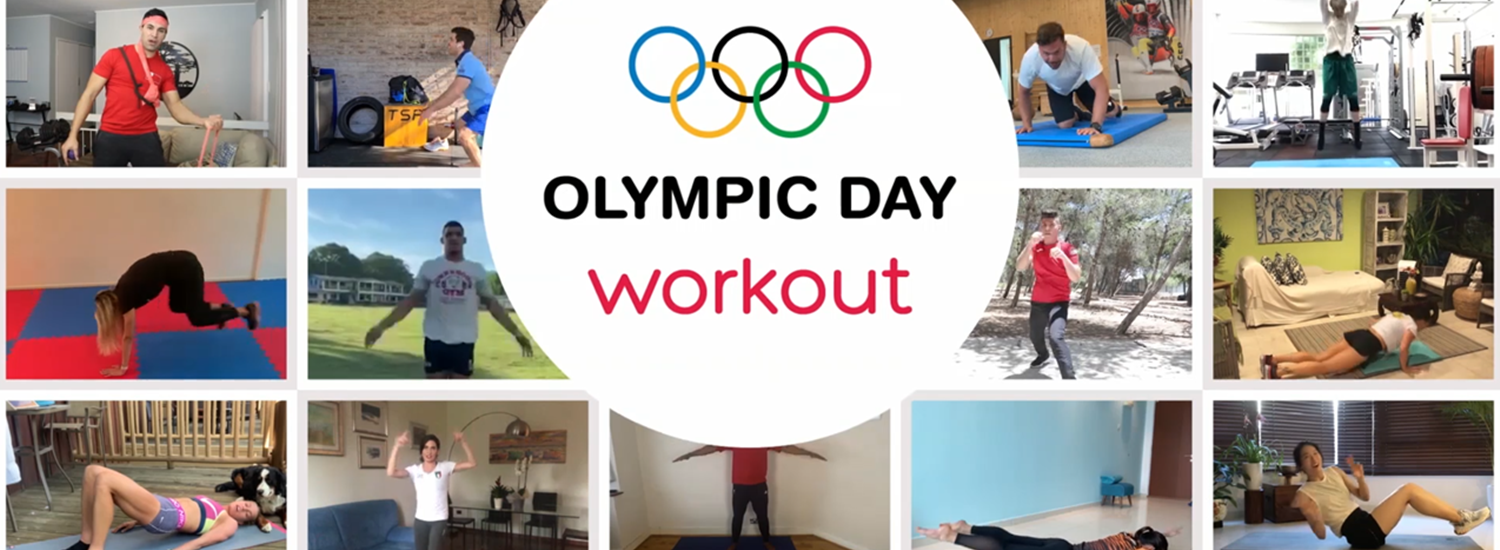Ramu Tokashiki involved in global digital workout for Olympic Day 2020