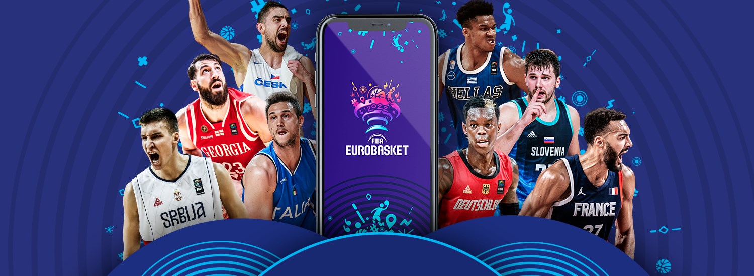 FIBA launches official EuroBasket 2022 mobile app - FIBA EuroBasket 2022