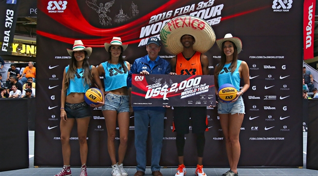 wins 3x3 World Tour Americas Masters Dunk Contest