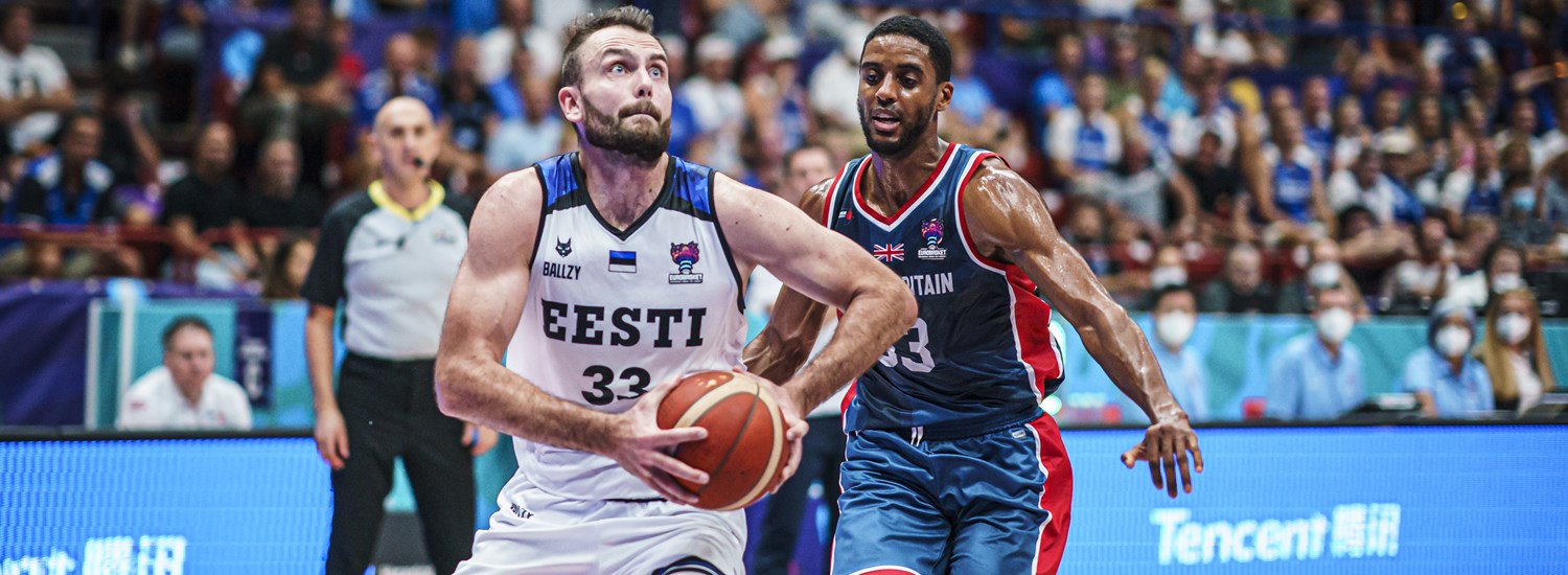 Estonia roll over Great Britain, stay alive in Round of 16 chase - FIBA EuroBasket 2022