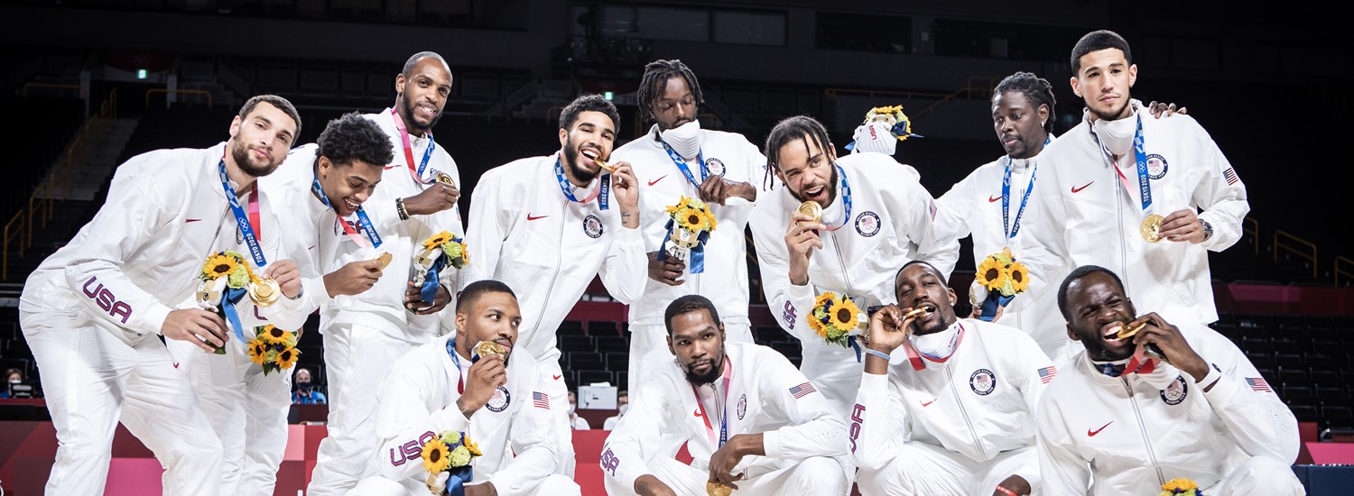 United States Mens Basketball Team wins Gold Medal at Tokyo Olympics, Image: FIBA.