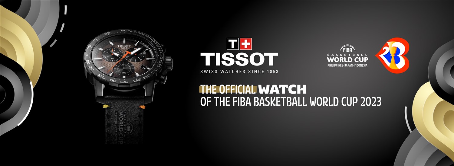 FIBA Global Partner TISSOT launches limited edition watch for FIBA Basketball World Cup 2023 - FIBA Basketball World Cup 2023