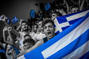 Supporters of Greece
