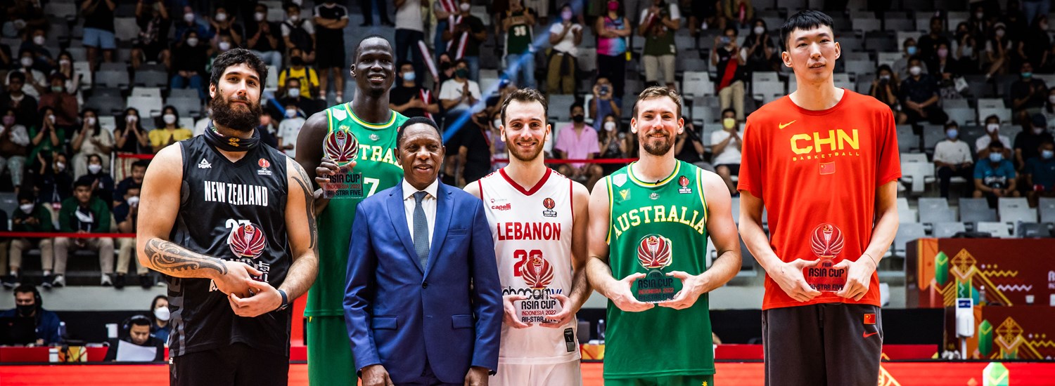 Wael Arakji named TISSOT MVP, joined on All-Star Five with Maker, McCarron, Smith-Milner, and Zhou - FIBA Asia Cup 2022