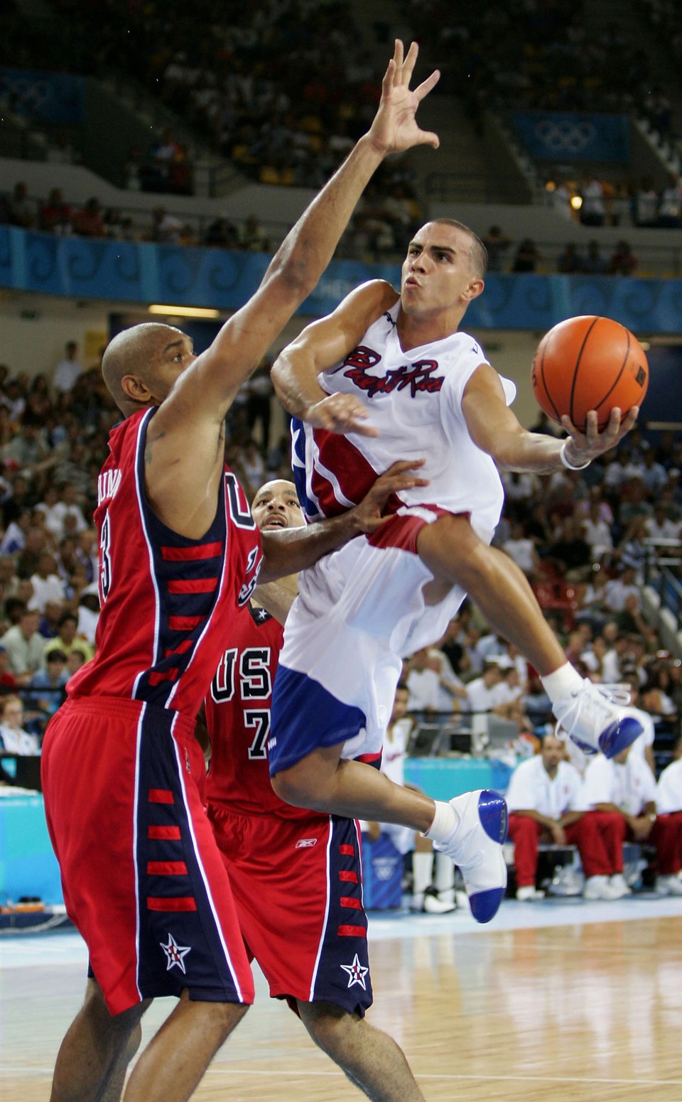 Aug 27, 2004; Athens, GREECE; U.S. Olympic basketball team member