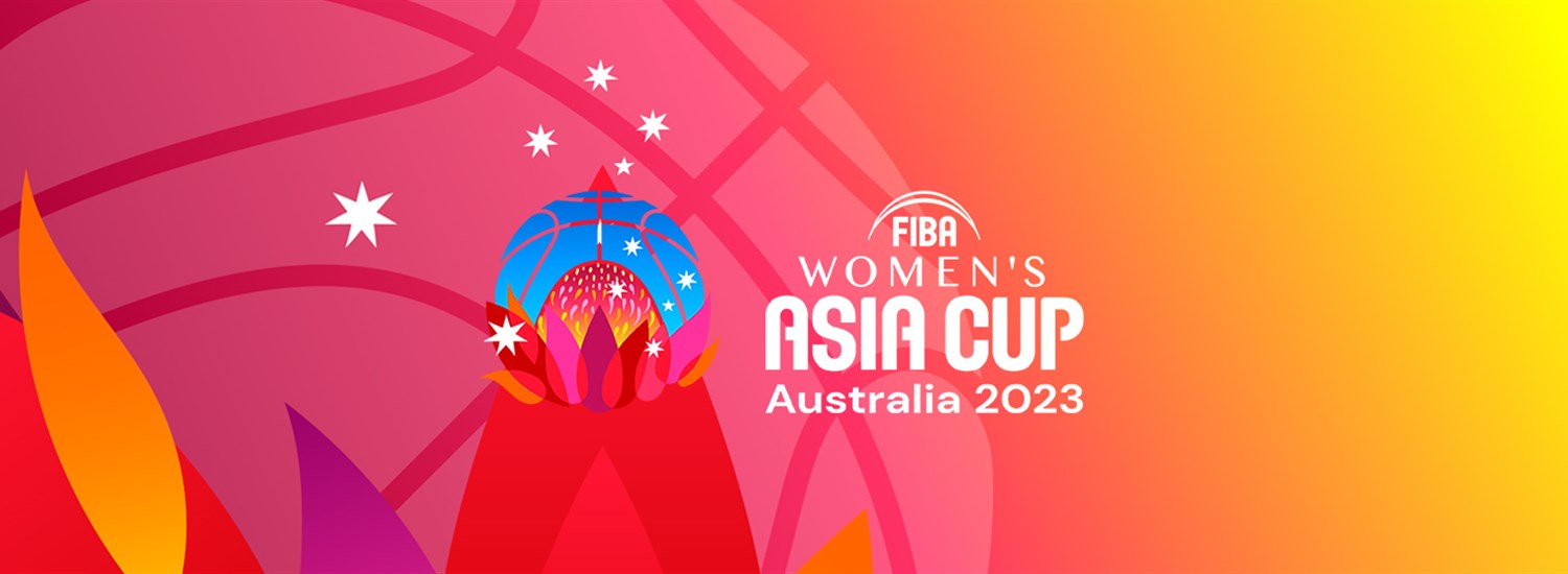 FIBA Womens Asia Cup 2023 logo revealed featuring the Waratah flower - FIBA Womens Asia Cup Division A 2023