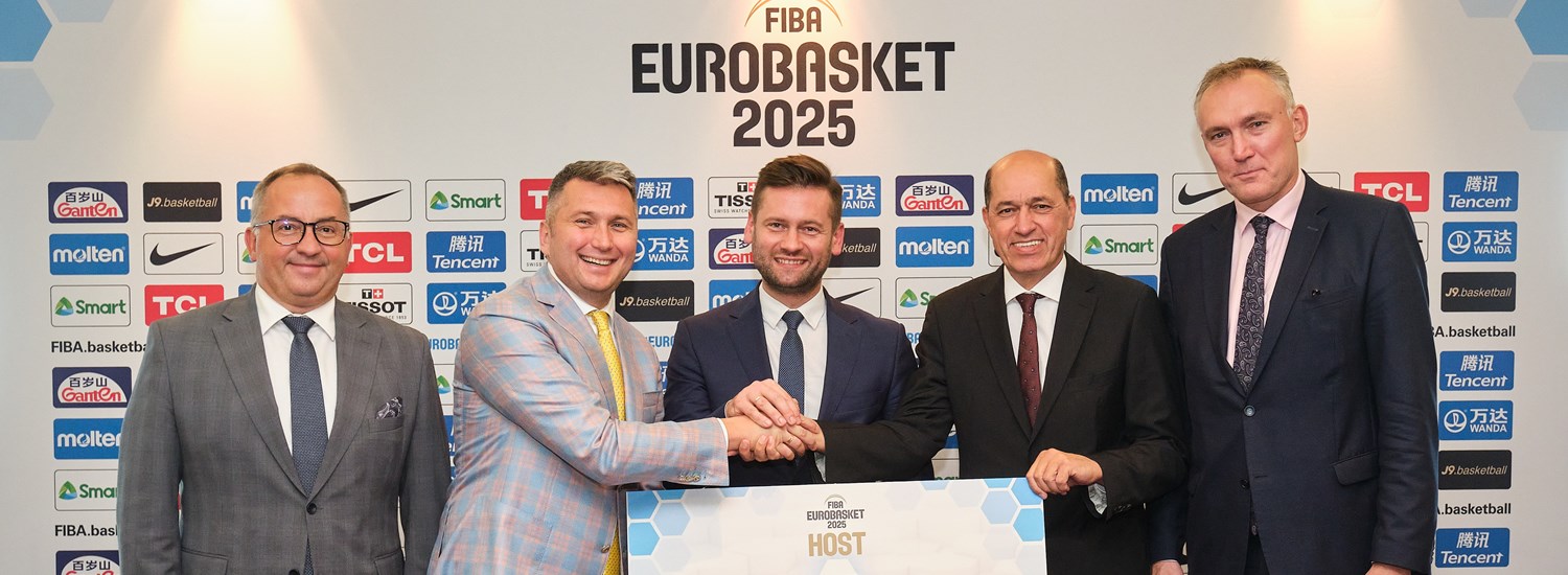 FIBA Europe Board September 17, 2022 - Berlin  signing FIBA EuroBasket 2025 contract with Poland