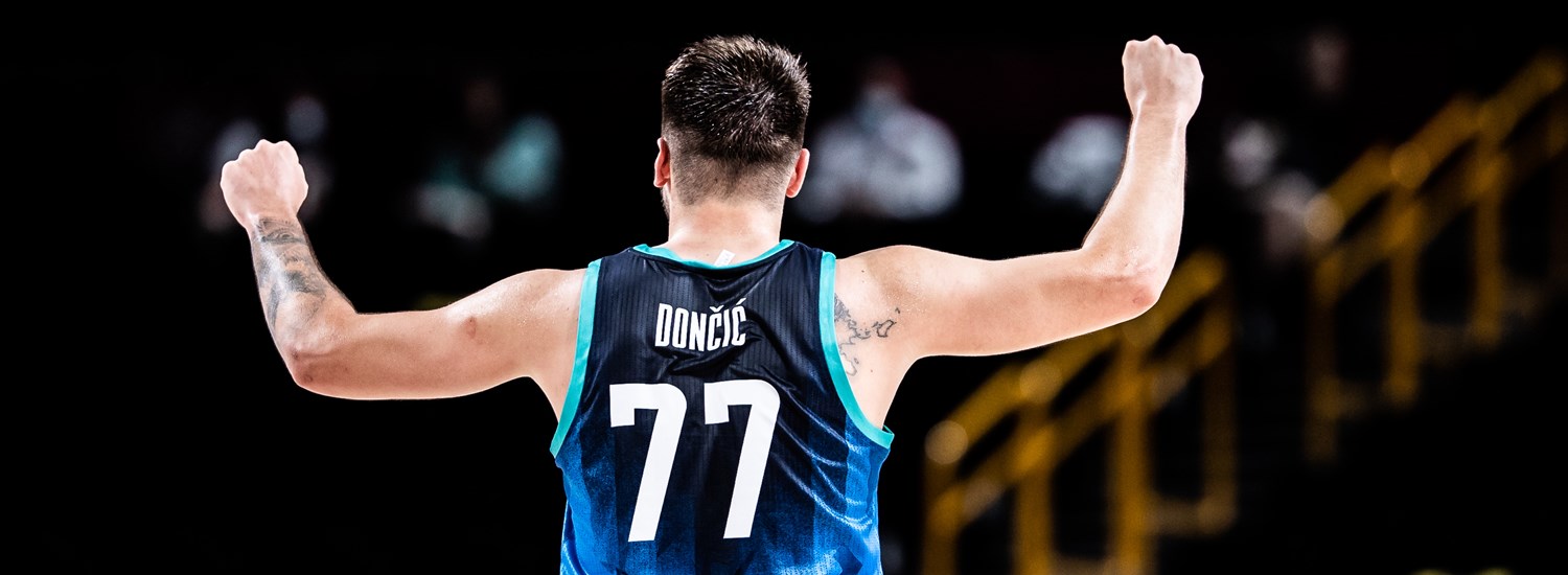 Luka Doncic #77 Slovenia National Basketball Jersey