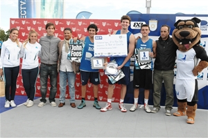 &#39;Los Tacheros&#39; win the first stage of the 3x3 Argentina DIRECTV Tour on 17 March. 