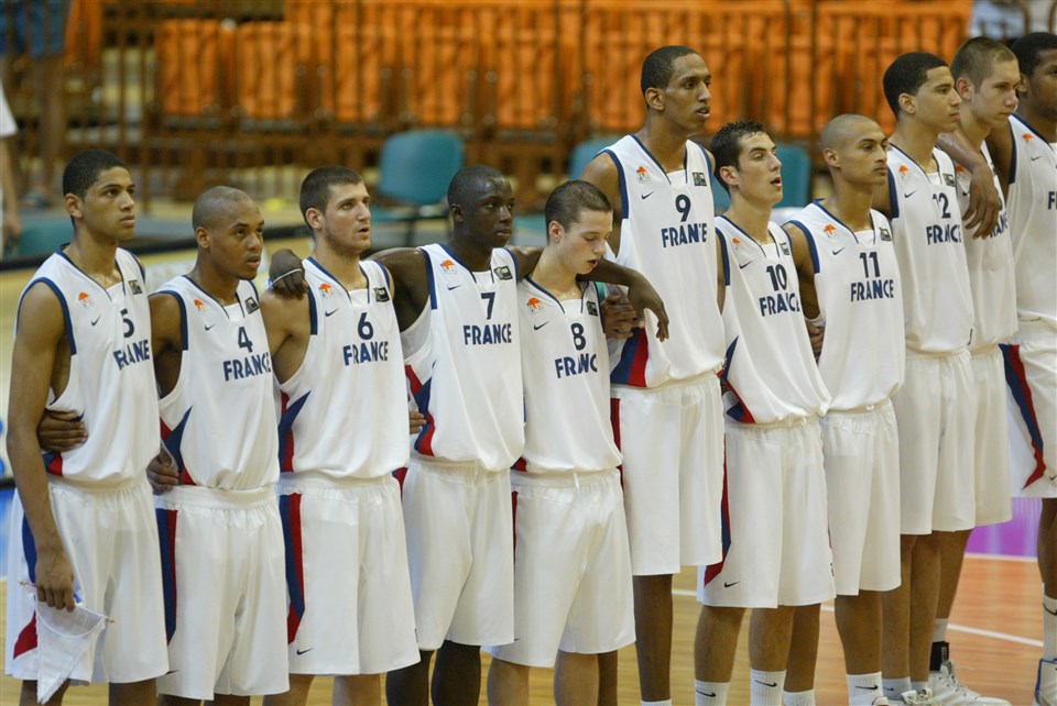 Nicolas Batum 5 France National Team White Basketball Jersey — BORIZ