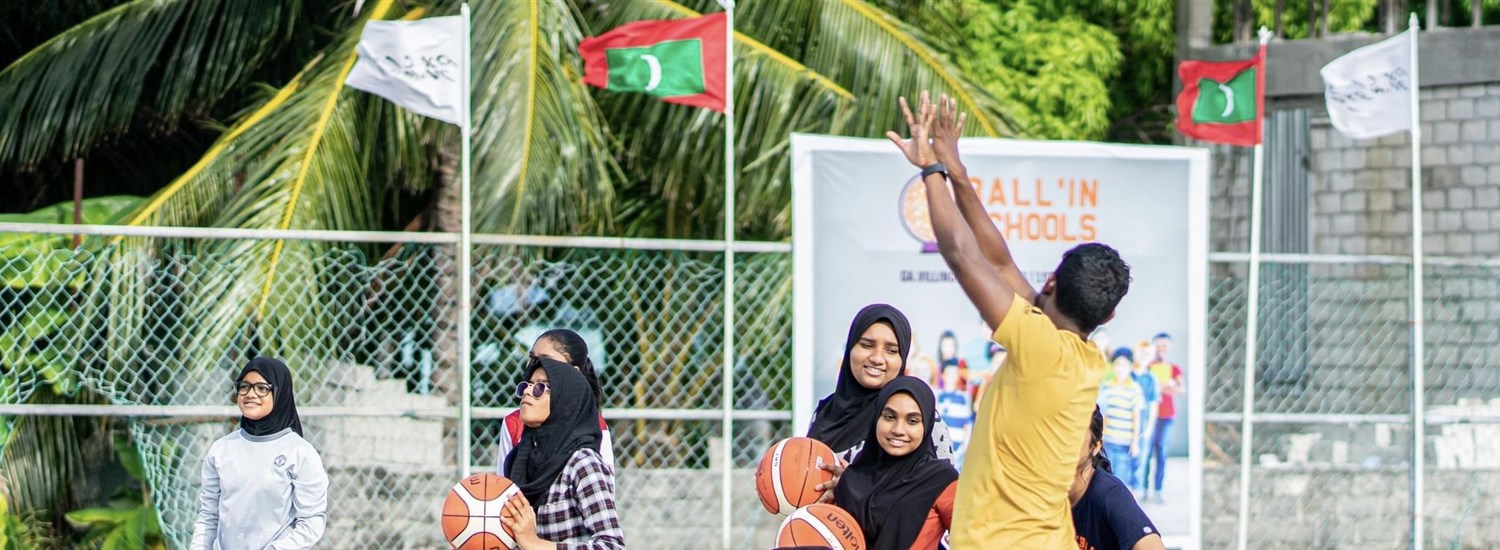 Ball'In Schools continues grassroots development in Saudi Arabia, Maldives, and Palestine