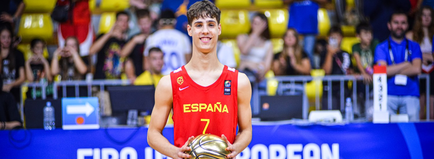 Del Pino named MVP for title winners Spain, leads All-Star Five - FIBA U16 European Championship 2023