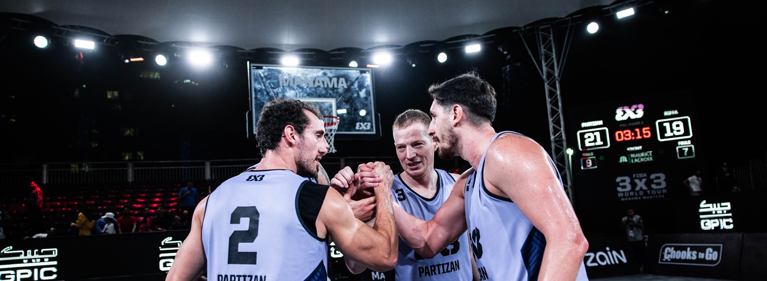 Partizan stay resilient on Perfect Day 1 at 3x3 World Tour Manama Masters presented by Bahrain Tourism and GFH