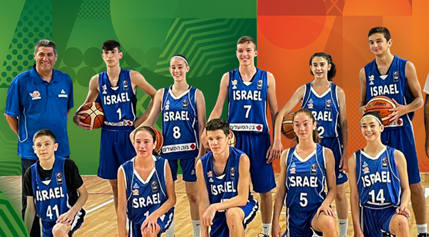 Israel celebrate double success at FIBA U15 Skills Challenges 2021