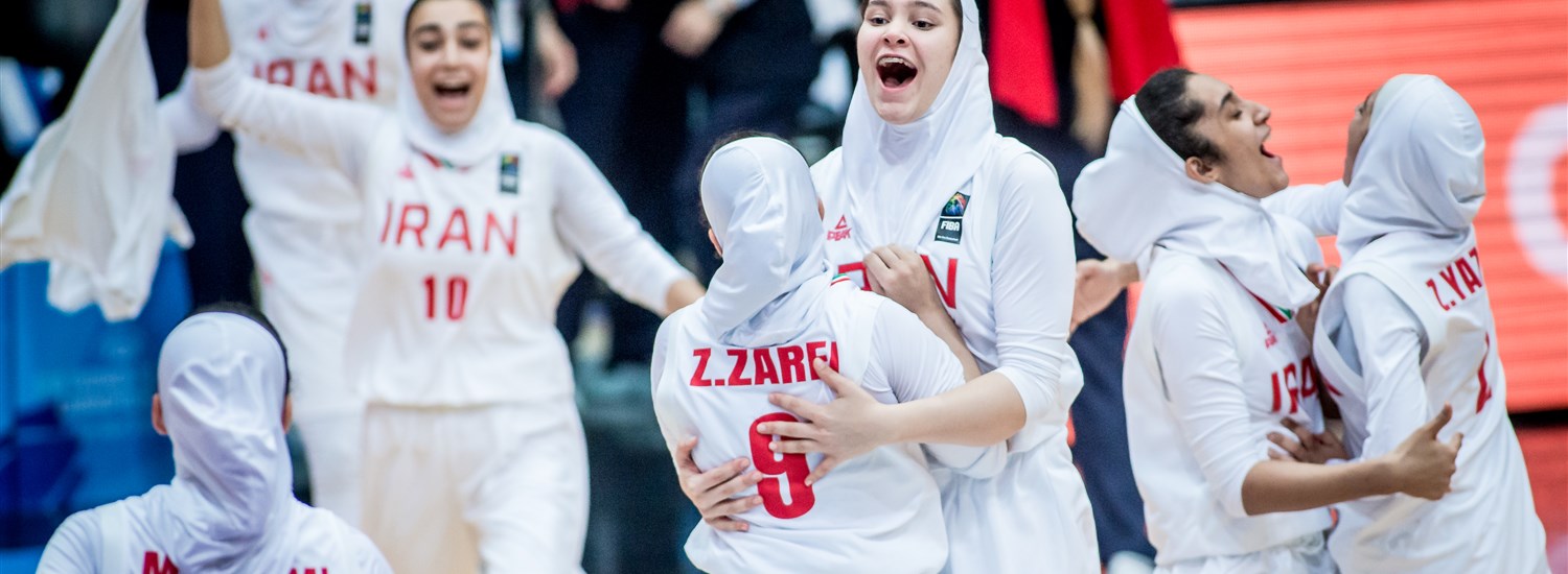 晋级：菲律宾、伊朗B组决赛对决——2023年国际篮联U16女子亚洲锦标赛B组2023