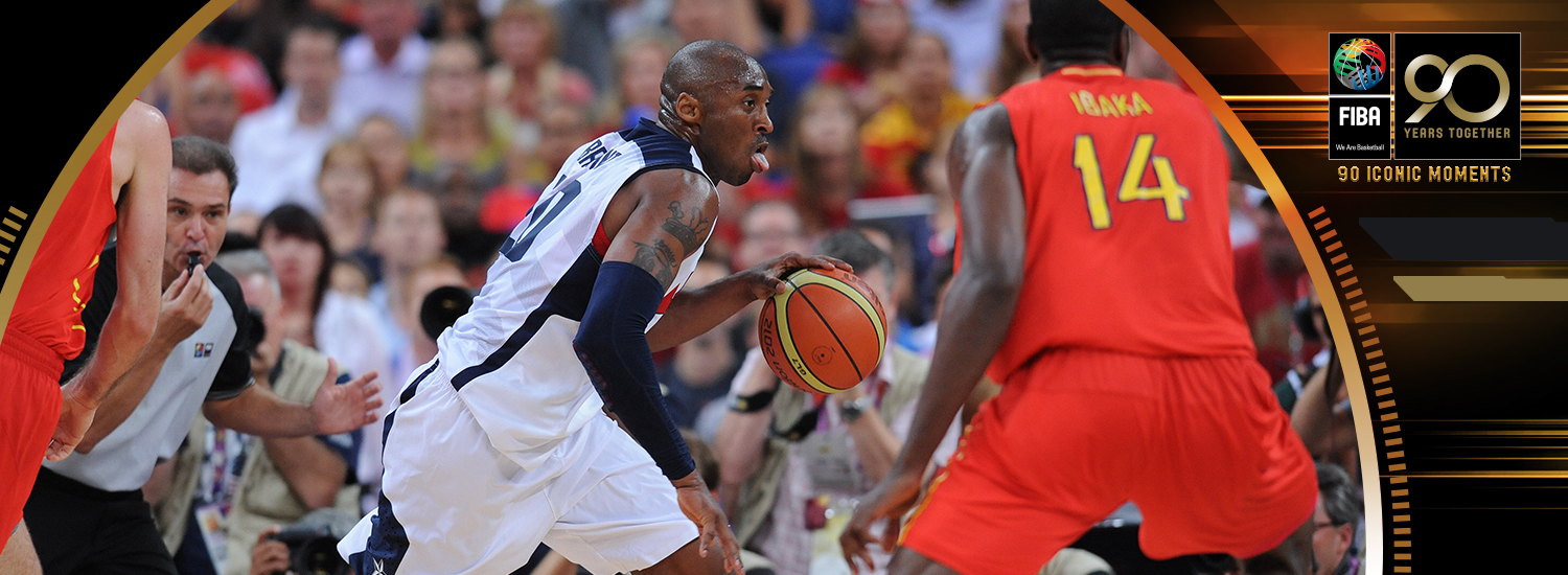 Kobe tastes his first-ever Olympic Games 