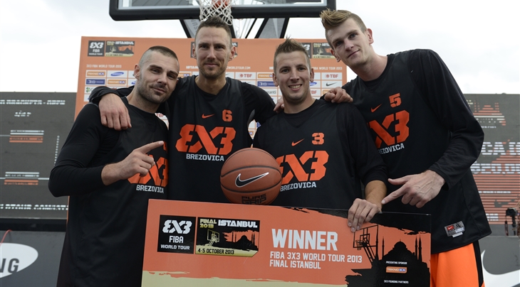 Team Brezovica (SLO), 2013 FIBA 3x3 World Tour winners