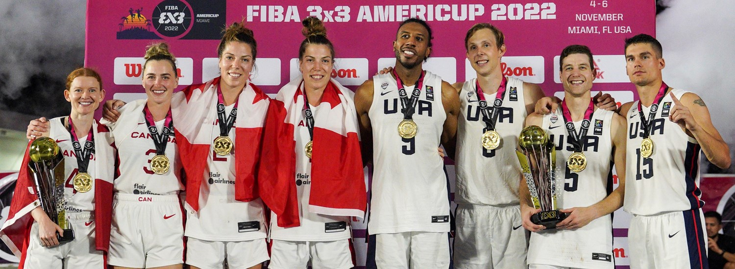 USA's men and Canada's women win FIBA 3x3 AmeriCup 2022 3x3 AmeriCup