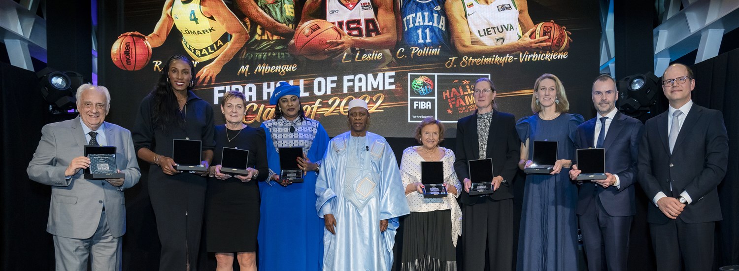 FIBA celebrates women’s basketball with nine greats inducted into Hall of Fame for 2022