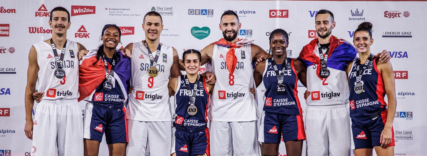 Serbia's men and France's women win FIBA 3x3 Europe Cup 2022 