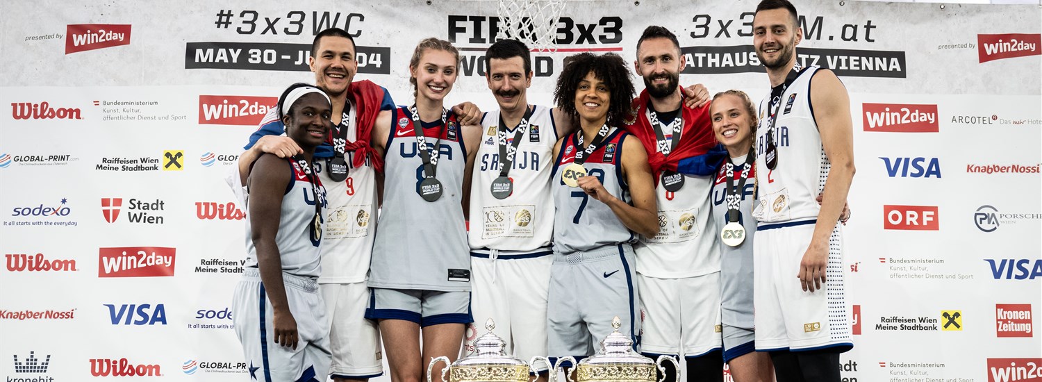Serbia and USA win FIBA 3x3 World Cup 2023 pic
