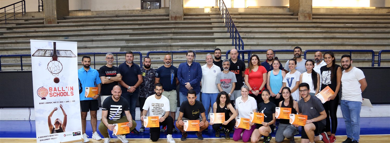 Ball'In Schools continues grassroots development in Lebanon