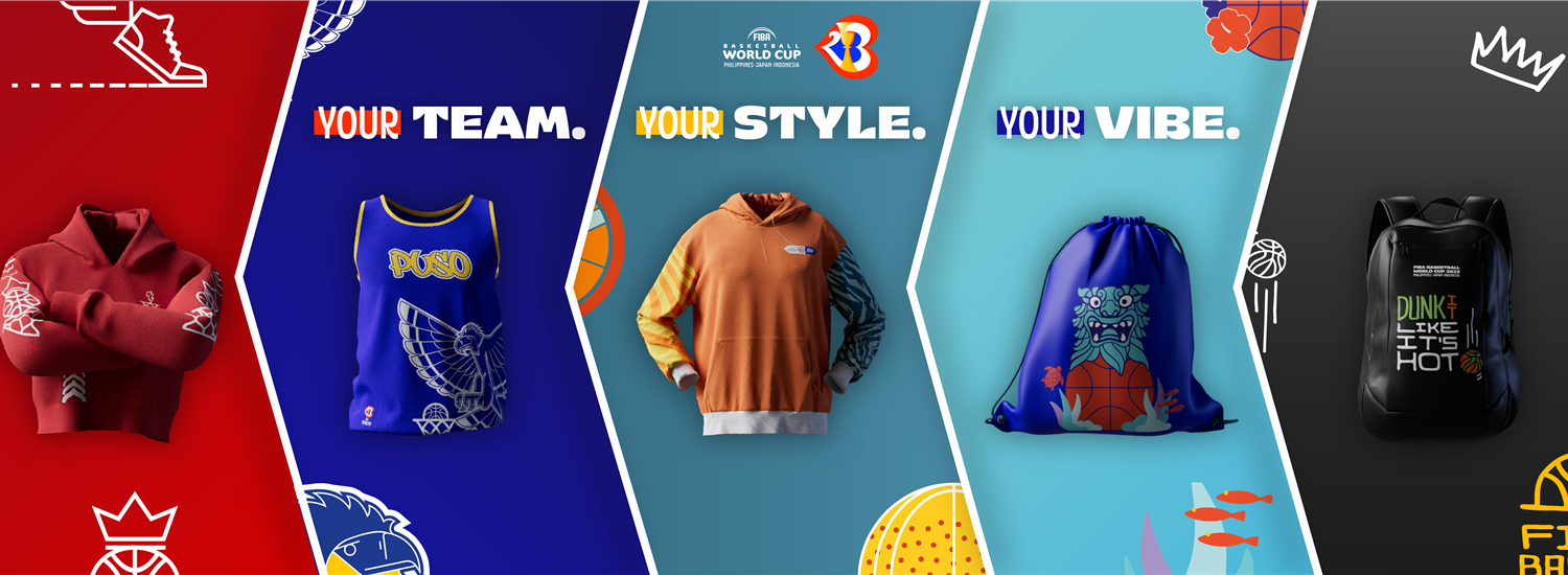 FIBA Basketball World Cup 2023 official merchandise goes live after Global Licensing activation - FIBA Basketball World Cup 2023