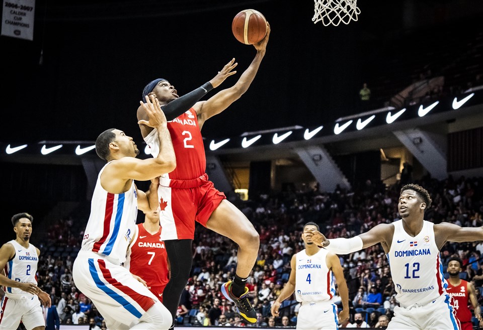 High Quality】Men's New Original 2023 FIBA Basketball World Cup Canada Team  #2 Shai Gilgeous alexander Jersey White Heat-pressed
