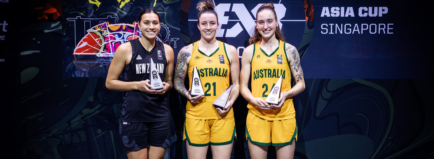 MVP Marena Whittle stars on FIBA 3x3 Asia Cup 2023 Team of the Tournament