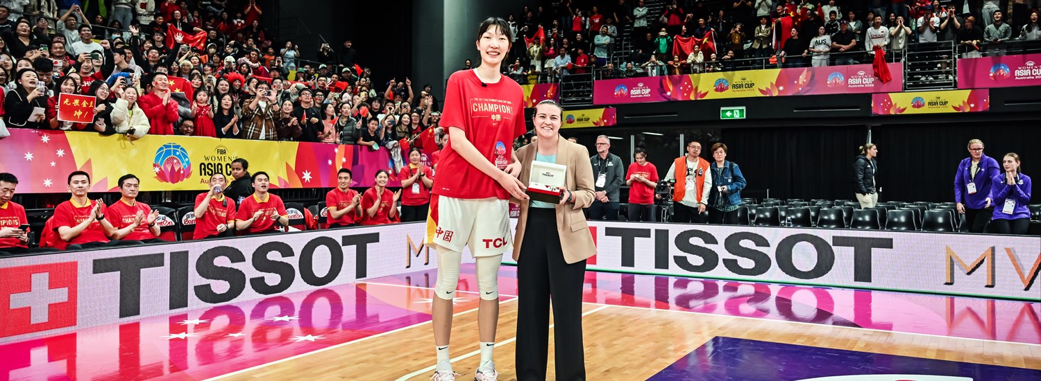 Unstoppable Xu Han crowned TISSOT MVP to lead TISSOT All-Star Five - FIBA Womens Asia Cup Division A 2023