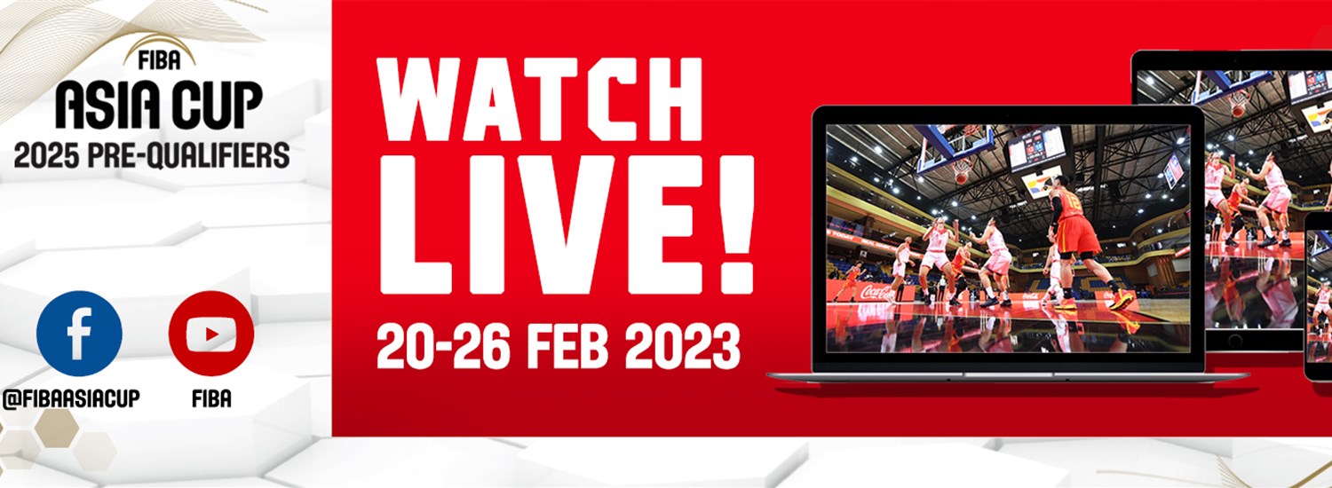 How to watch the FIBA Asia Cup 2025 Pre-Qualifiers Second Round games? - FIBA Asia Cup 2025 Pre-Qualifiers
