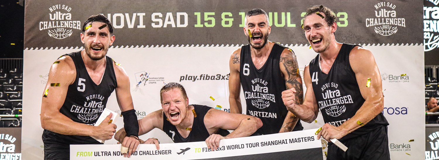 Partizan upstage loaded field to win FIBA 3x3 Novi Sad Challenger
