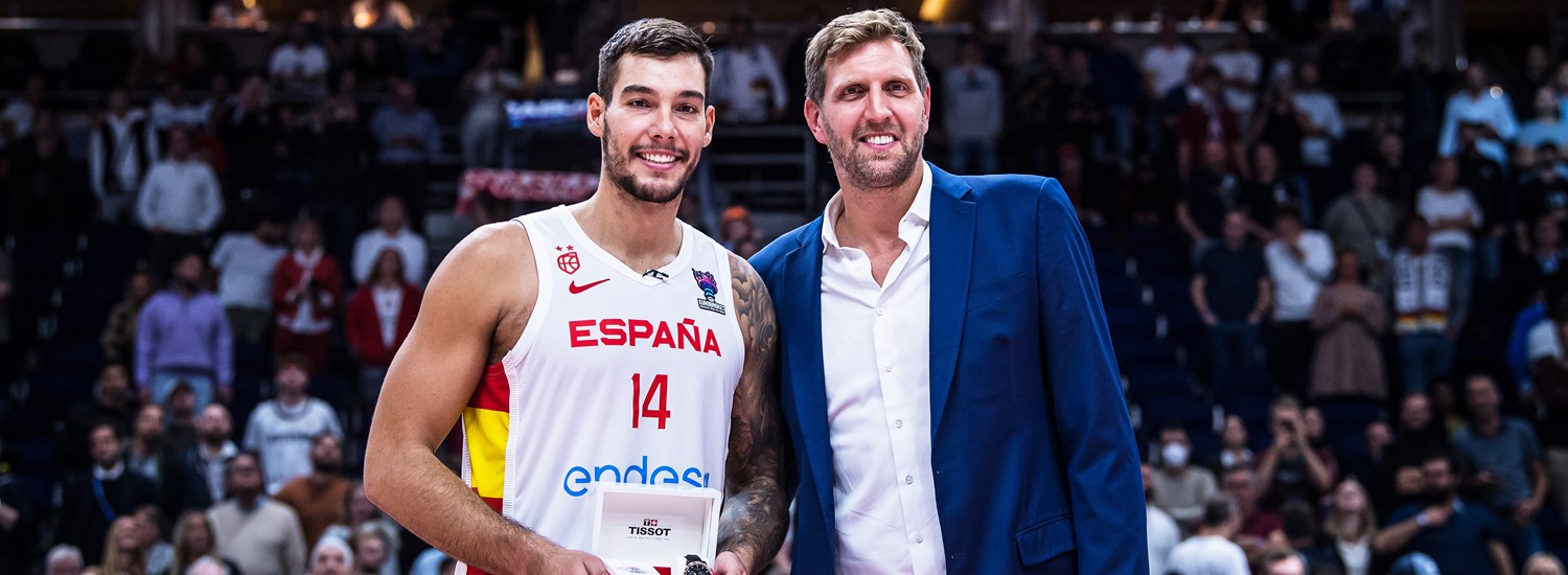 Willy Hernangomez earns TISSOT MVP award to lead TISSOT All-Star Five in Berlin - FIBA EuroBasket 2022