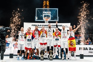 Serbia and Spain win FIBA 3x3 Europe Cup 2021, presented by Caisse d’Epargne 