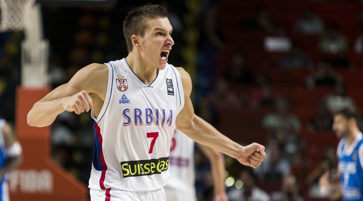 Bogdan Bogdanovic. Spain vs. Serbia. FIBA Basketball World Cup