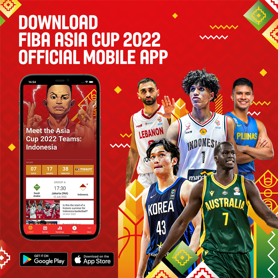 FIBA Asia Cup Mobile App - FIBA Asia Cup 2022