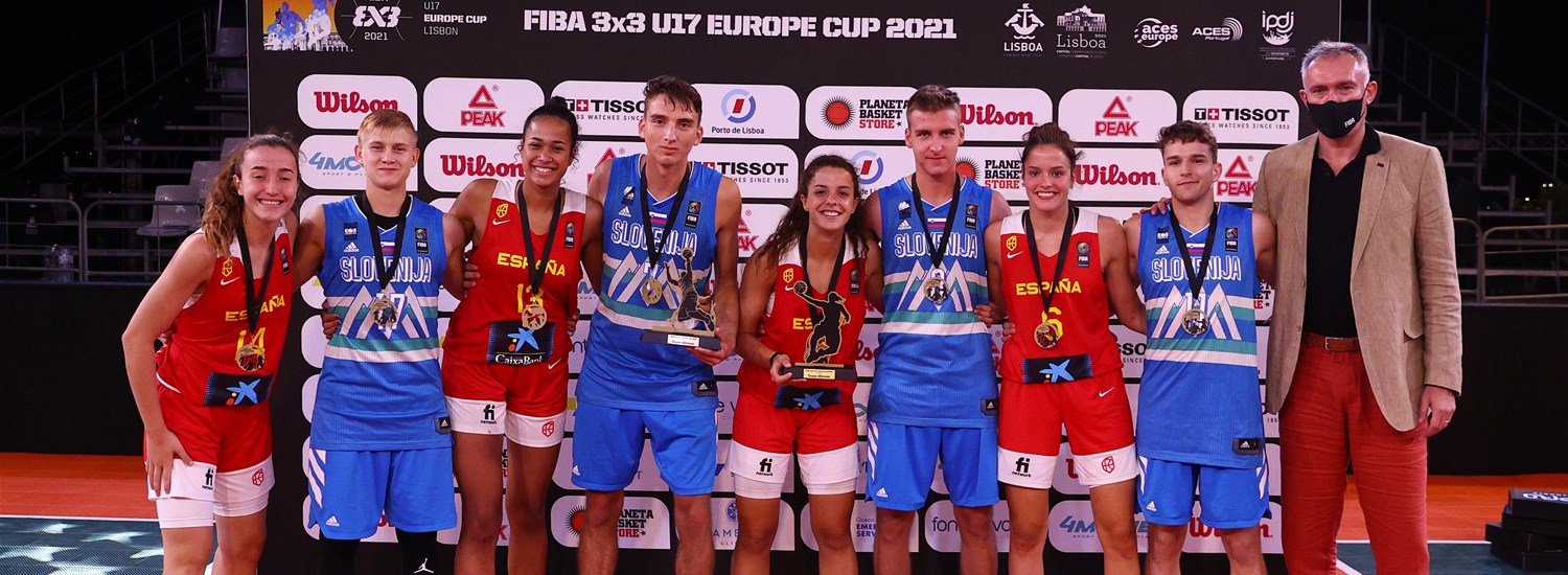 Eslovenia Masculino y España FIBA ​​3×3 U17 Europe Cup 2021