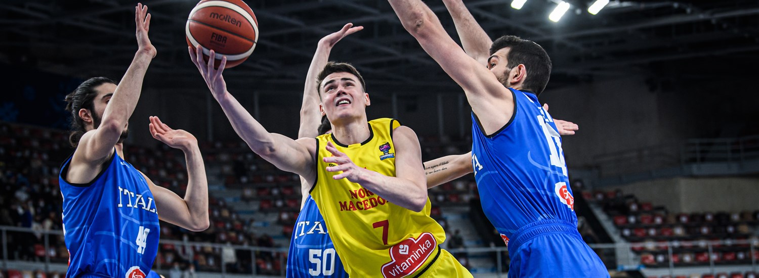 North Macedonia live to fight another day with a win over Italy - FIBA EuroBasket 2022 Qualifiers
