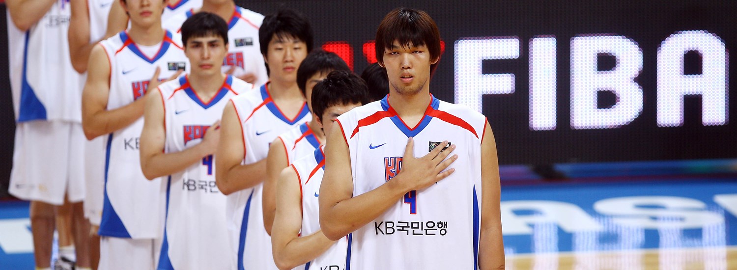 National anthem; 4 Seung Jin HA (Korea); 5 Young-sam JUNG (Korea); 6 Kwang-jae LEE (Korea); 7 Taesul KIM (Korea); 8 Jung-gyu JEON (Korea); 9 Hee-Jung JOO (Korea); 10 Byung-hyun KANG (Korea); 11 Heejong YANG (Korea); 12 Sekeun OH (Korea); 13 Hoyoung YUN (Korea); 14 Joo Sung KIM (Korea); 15 Min-soo KIM (Korea)