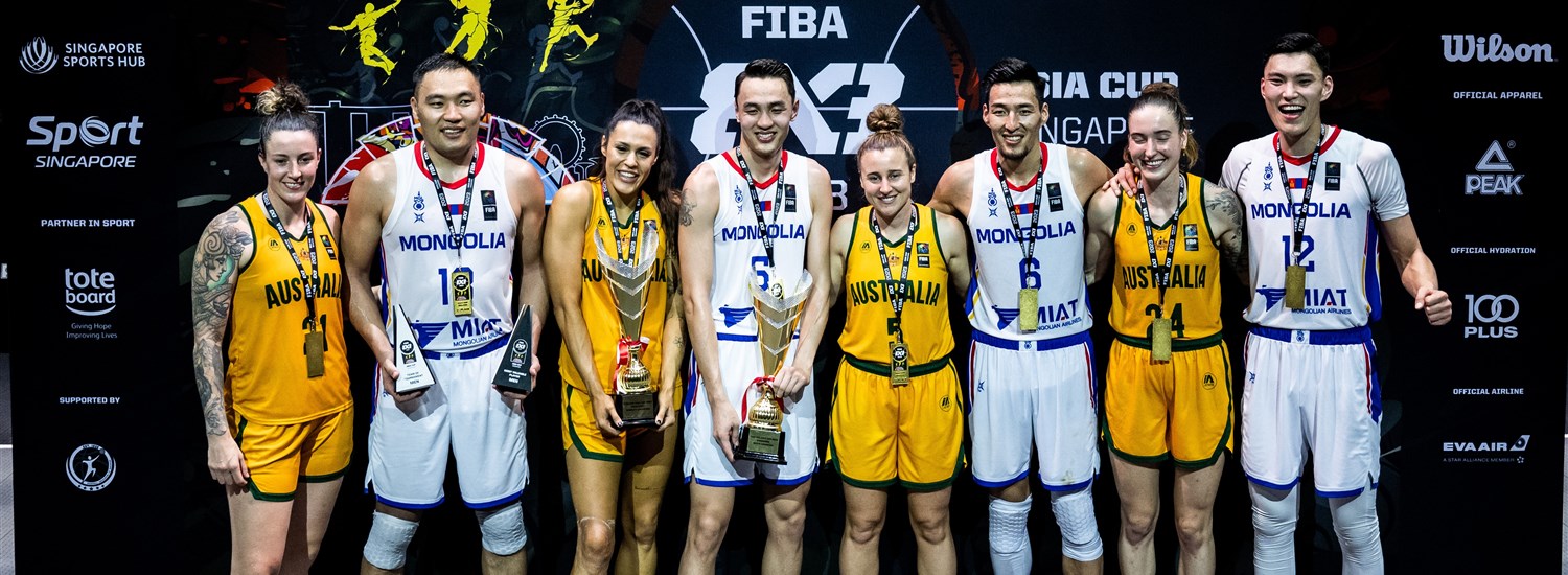 Mongolia and Australia win FIBA 3x3 Asia Cup 2023