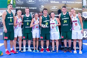 Slovenia\'s men and Hungary\'s women win FIBA 3x3 U23 Nations League 2017