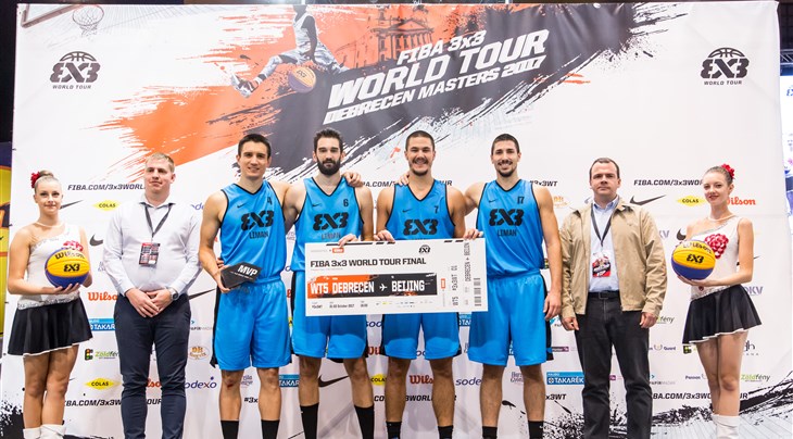 FIBA 3x3 World Tour Debrecen Masters 2017 Prize Ceremony