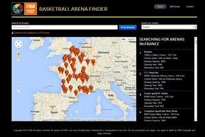 Basketball Arena Finder