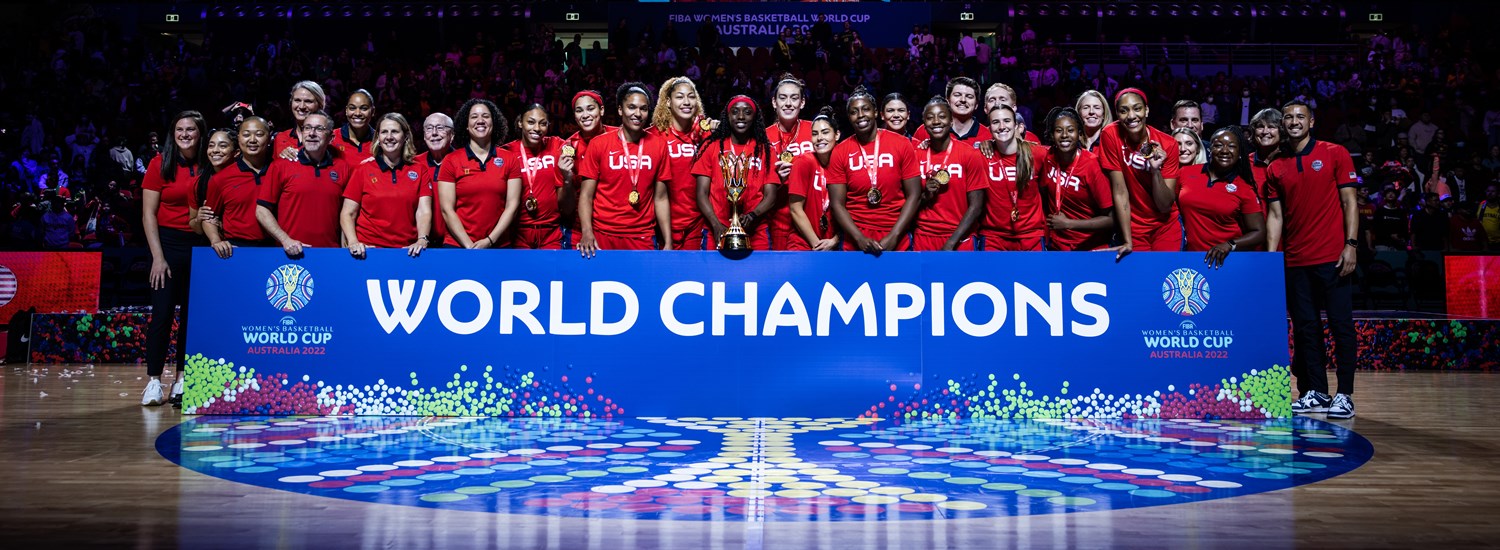 16,000 fans witness USA becoming World Champions for the 4th time in a row - FIBA Womens Basketball World Cup 2022